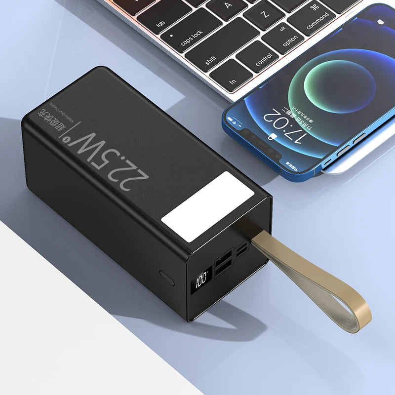 2023 Trending Product portable 22.5W bi-directional super Fast Charge 60000 mAh High capacity Power bank-meg BEST buys