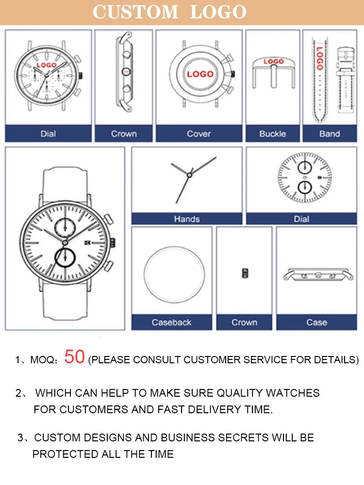 OEM Brand Black Gift Box OLEVS gift box for watch Customs gift box for quartz watch and mechanical watch-meg BEST buys