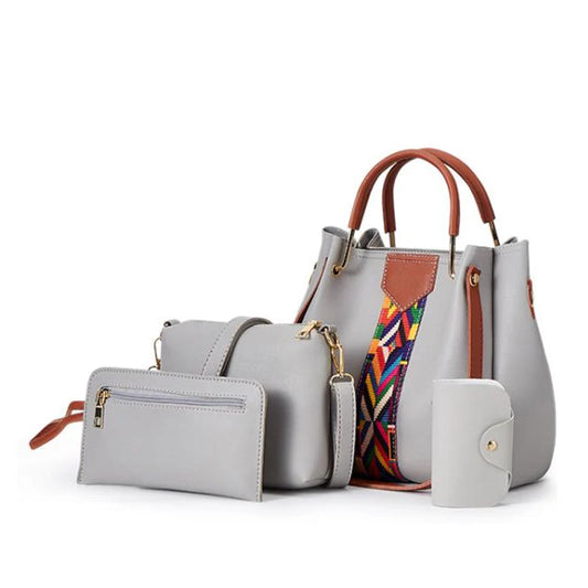Trending PU Leather Large Ladies Purse and Handbags Custom Logo Women Tote Hand Bags Set-meg BEST buys