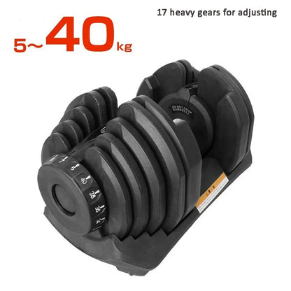 Gym workout man power weight lifting training automatic adjustable dumbbell 40kg 90lbs-meg BEST buys
