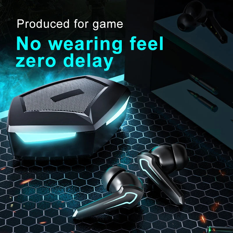 P30 Light Wireless Gaming Earbuds Headset TWS BT5.1 Earbuds Ultra Low Latency Headphone With Smart Microphone For Winner Gaming-meg BEST buys