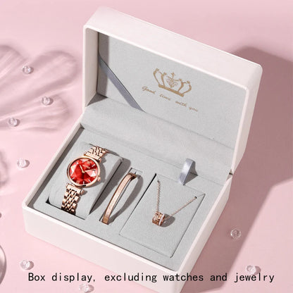 OEM Brand Black Gift Box OLEVS gift box for watch Customs gift box for quartz watch and mechanical watch-meg BEST buys