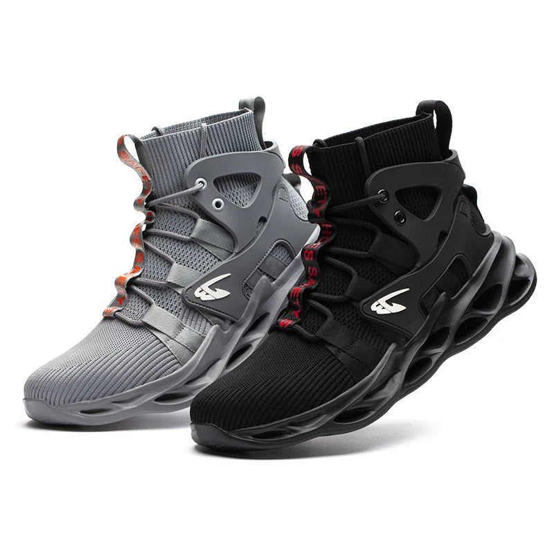 Hot Selling Industrial Protective Breathable Work Boot Casual Trainers Steel Toe Safety Shoes for Men Women-meg BEST buys