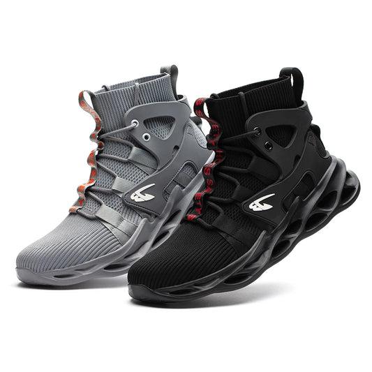 Hot Selling Industrial Protective Breathable Work Boot Casual Trainers Steel Toe Safety Shoes for Men Women-meg BEST buys