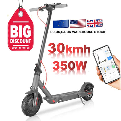 European warehouse wholesale foldable e scooter with 350W motor 8.5inch m365 Electric Scooters adult folding escooter-meg BEST buys