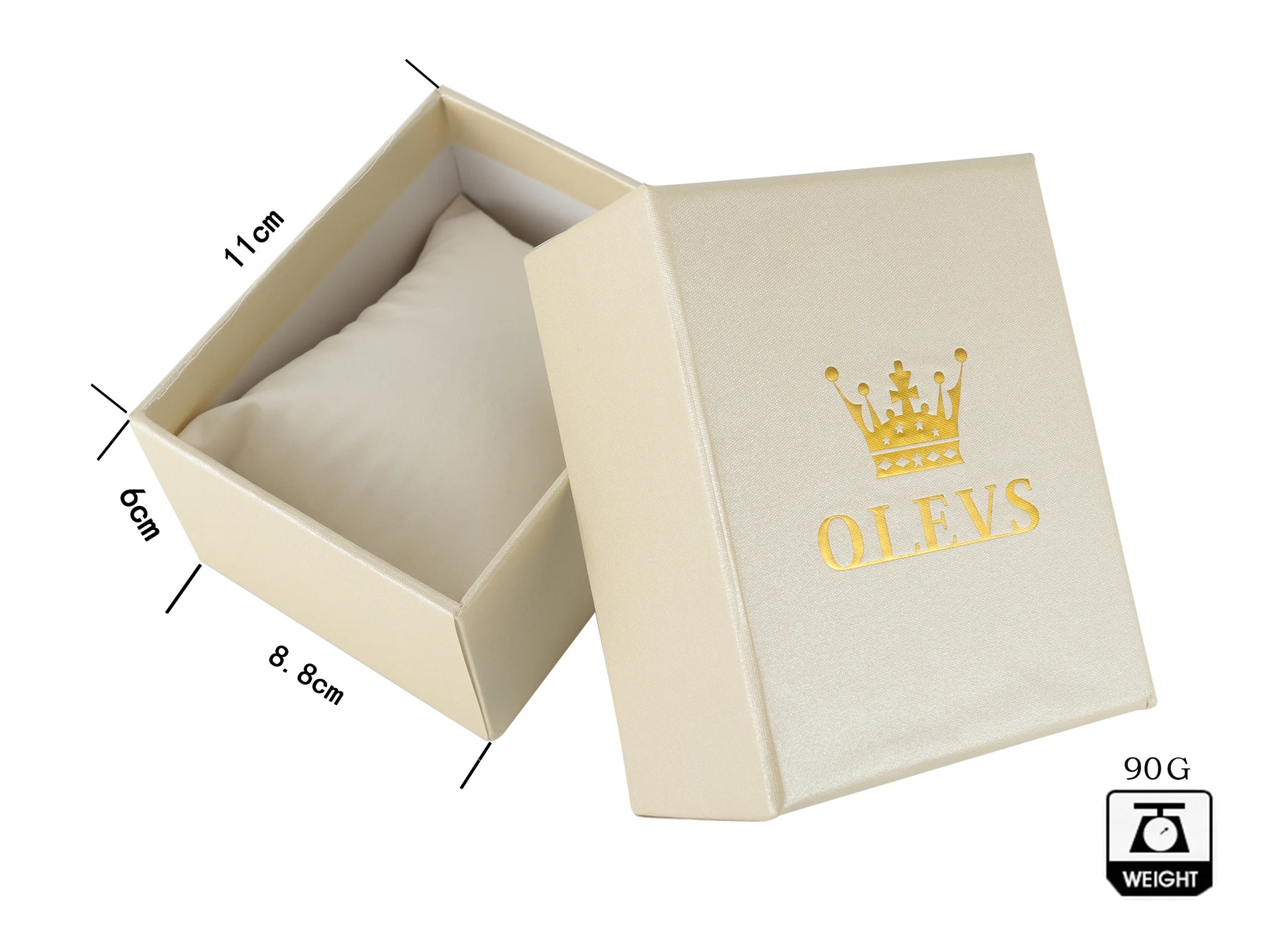 OEM Brand Black Gift Box OLEVS gift box for watch Customs gift box for quartz watch and mechanical watch-meg BEST buys