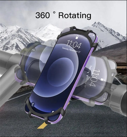 High Quality Universal Silicone Clip Bike Scooter Phone Holder Bicycle Sand Support Motorcycle Mount For Smartphone-meg BEST buys