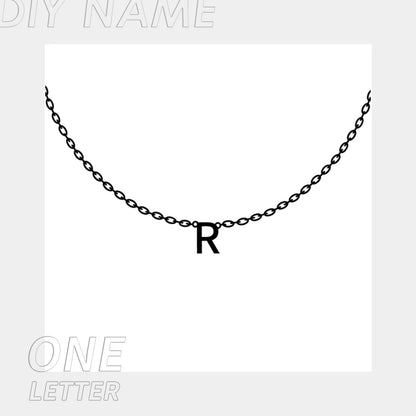 eManco Customized Name Necklace Personalized Nameplate Gold Letter Name 2022 Necklace Chain Stainless Steel Jewelry Engrave-meg BEST buys