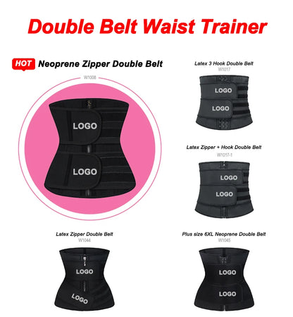 custom logo support breathable waist trainer body shaper sweat vest corset slimming belt for women weight loss-meg BEST buys