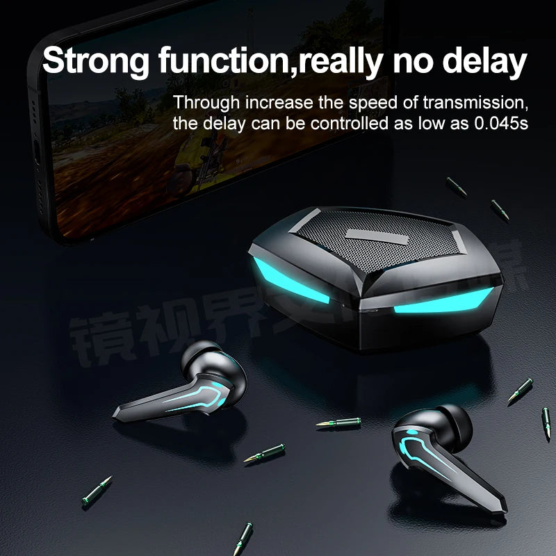 P30 Light Wireless Gaming Earbuds Headset TWS BT5.1 Earbuds Ultra Low Latency Headphone With Smart Microphone For Winner Gaming-meg BEST buys