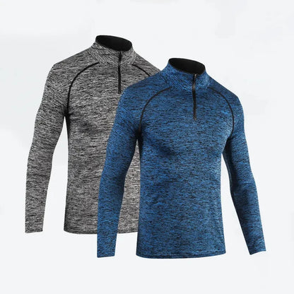 Custom Blank Slim Shirts Men Sport Long Sleeve T Shirt Quick Dry Outdoor Jogging T-shirt Gym Tops Wholesale Sportswear-meg BEST buys