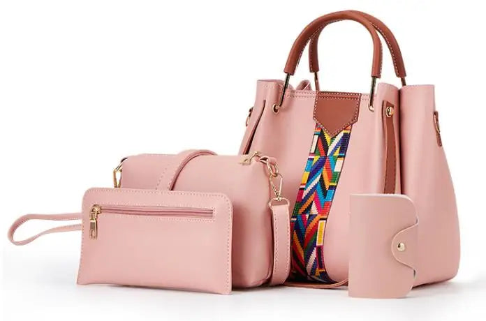 Trending PU Leather Large Ladies Purse and Handbags Custom Logo Women Tote Hand Bags Set-meg BEST buys