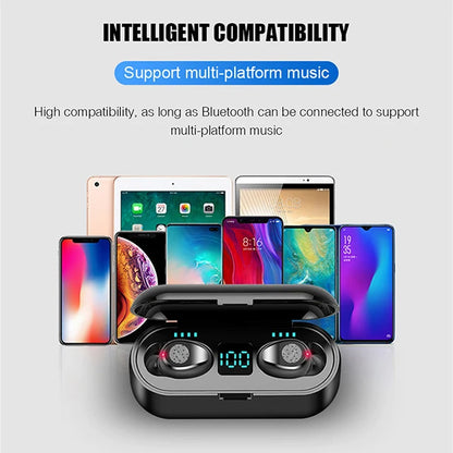 2022 NEW Hot Selling TWS F9 auricularess Inalambricos Earphone Headphones Wireless Headset Audifonos F9 earbuds-meg BEST buys