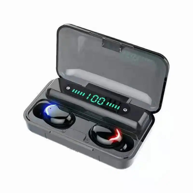 F9-36 F9-32 F9-01 F9 F9-5 F9-5C F9-4 Dropshipping Shopify TWS Wireless BT V5.0 Headset with Digital Display Charging Case-meg BEST buys