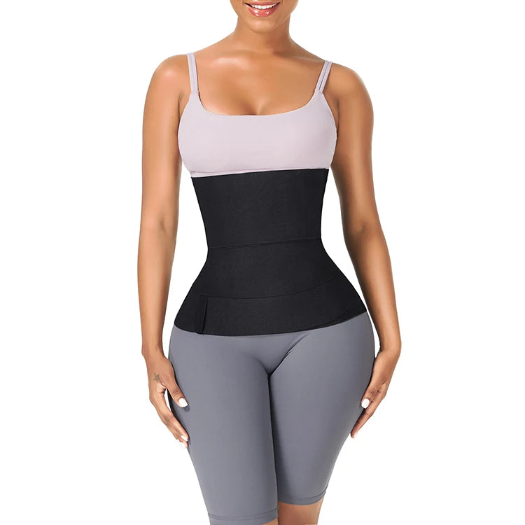 OEM Service Tummy Trimmer Body Shaper Waist Trainer Bandage Tummy Wrap Belly Binding Waist Wrap Band Wrap Waist Trainer-meg BEST buys