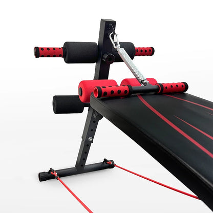 Gym Equipment Sit up Bench Muscle Exercise Ab Chair Foldable Portable Exercise Supine Board Carton Unisex Indoor 2pcs-meg BEST buys