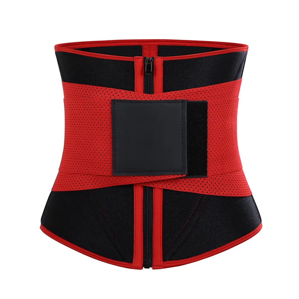 HEXIN Custom Compression Women Fitness waist Support Belt Tummy Control Neoprene Sweat Belt Waist Trimmer waist trainer shaper-meg BEST buys