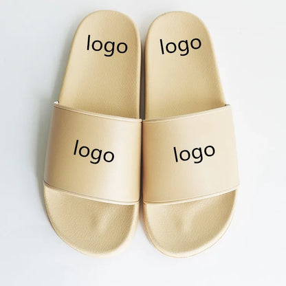 Slippers Custom Made Logo Fashion Street Brand Non-Slip beach Indoor And Outdoor Home Company Gifts Male Sandals And Slippers-meg BEST buys