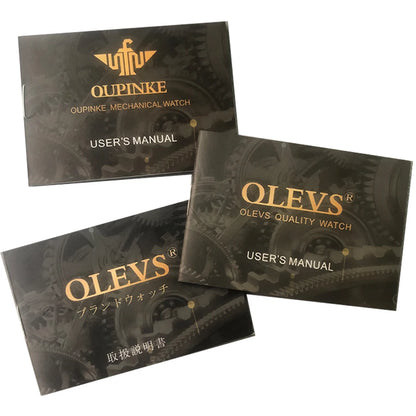 OEM Brand Black Gift Box OLEVS gift box for watch Customs gift box for quartz watch and mechanical watch-meg BEST buys