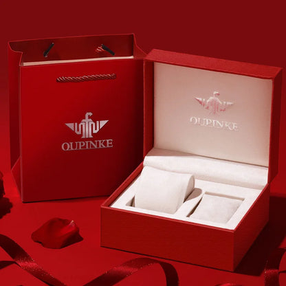 OEM Brand Black Gift Box OLEVS gift box for watch Customs gift box for quartz watch and mechanical watch-meg BEST buys