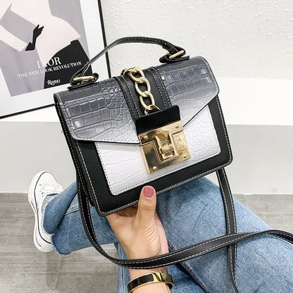 Luxury fashion designer alligator leather purses and handbags ladies hand bag womens shoulder for women-meg BEST buys