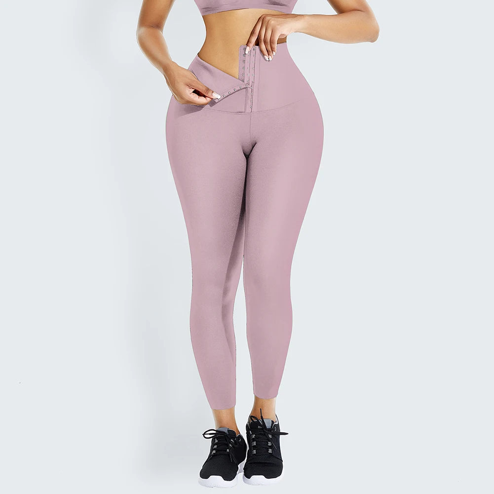HEXIN Custom Logo Summer New Listing Adjustable Hooks Waist Trimmer Trainer Leggings Butt Lifter Shorts For Women-meg BEST buys