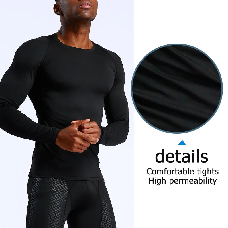 Custom Long Sleeve T Shirt Men's T-shirt Fitness Basketball Training Jogging Shirt Wholesale Sportswear-meg BEST buys