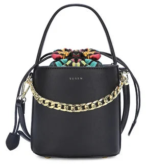 SUSEN CHRISBELLA handbags Bohemian Style women hand bags luxury handbags for women women's bucket bags-meg BEST buys