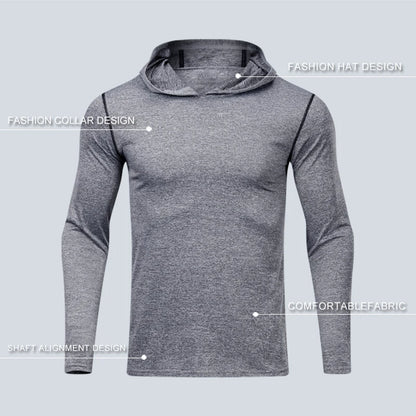 Custom Sport Wear Men Gym Hoodies Outdoor Running Tops Training & Jogging Hoodies Sweatshirt Wholesale Sportswear Fitness Wear-meg BEST buys