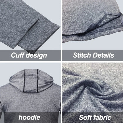 Custom Sport Wear Men Gym Hoodies Outdoor Running Tops Training & Jogging Hoodies Sweatshirt Wholesale Sportswear Fitness Wear-meg BEST buys