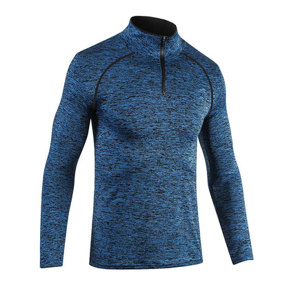 Custom Blank Slim Shirts Men Sport Long Sleeve T Shirt Quick Dry Outdoor Jogging T-shirt Gym Tops Wholesale Sportswear-meg BEST buys