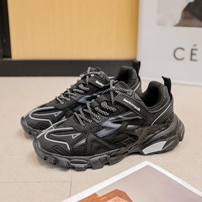 Platform Sneakers Women Shoes Casual Lace Up Thick Sole Single Shoes Woman Sports Vulcanized Shoes-meg BEST buys