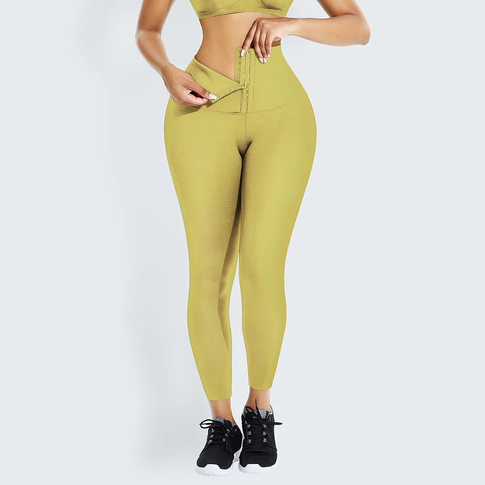 HEXIN Custom Logo Summer New Listing Adjustable Hooks Waist Trimmer Trainer Leggings Butt Lifter Shorts For Women-meg BEST buys