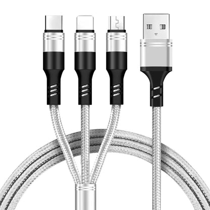 Free sample 2021 On Stock Wholesale 3 In 1 Fast Charging Cable Micro usb fast charging cable-meg BEST buys