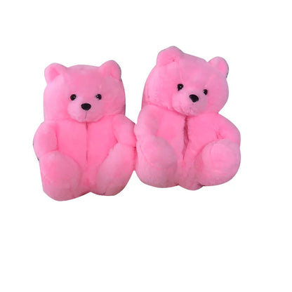 2021 new arrivals Latest Hot Popular Winter Warm Cotton Home Plush All-inclusive Teddy Bear Slippers-meg BEST buys