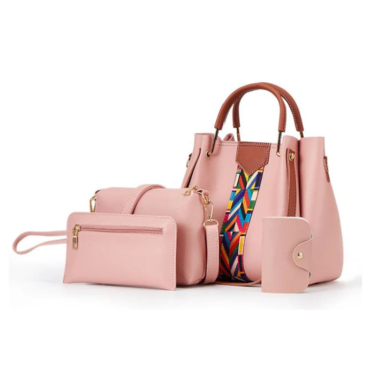 Trending PU Leather Large Ladies Purse and Handbags Custom Logo Women Tote Hand Bags Set-meg BEST buys