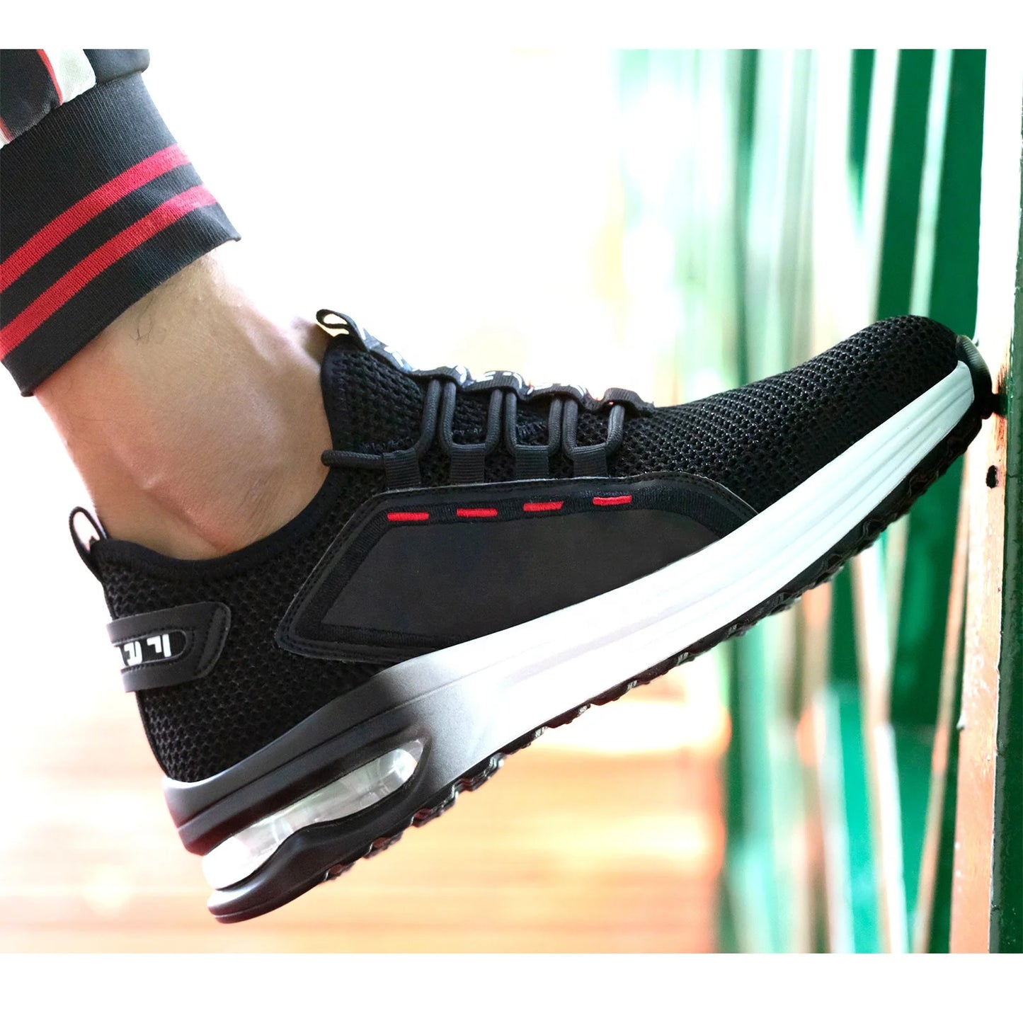 Dropshipping men steel toe work indestructible slip resistant lightweight construction sneakers women safety shoes-meg BEST buys