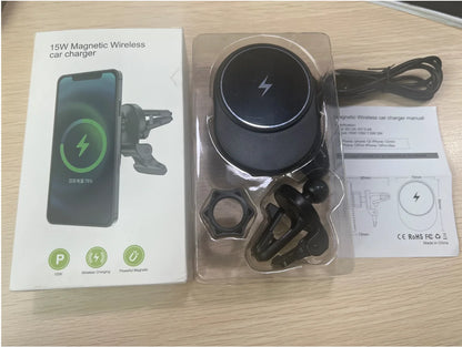 Magnetic Car Charger Strong Magnetic Charger Wireless for Iphone 13 Pro Max with Air Vent Holder Mobile Phone M1 OEM TYPE-C Qi2-meg BEST buys