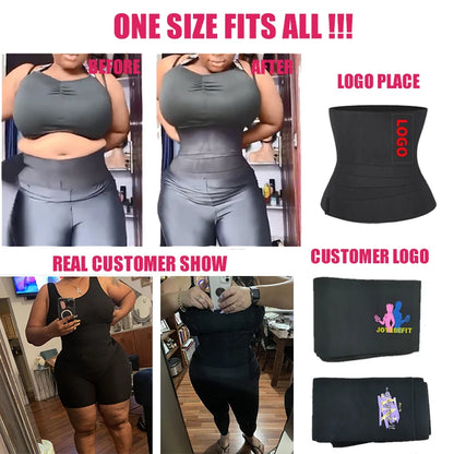 OEM Service Tummy Trimmer Body Shaper Waist Trainer Bandage Tummy Wrap Belly Binding Waist Wrap Band Wrap Waist Trainer-meg BEST buys
