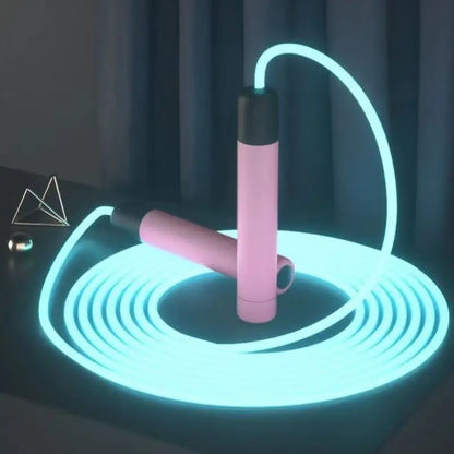 Light Up Jump Ropes Led Skipping Random Color Kids Children Single Luminous Jump Skipping Ropes-meg BEST buys