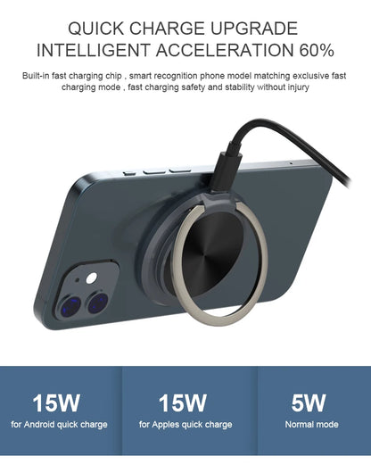 New Technology Air Absorption Cooling Magnetic Wireless Multifunction Magnetic Cell Phone Chargers Smart Mobile Phone OEM Qi 39g-meg BEST buys