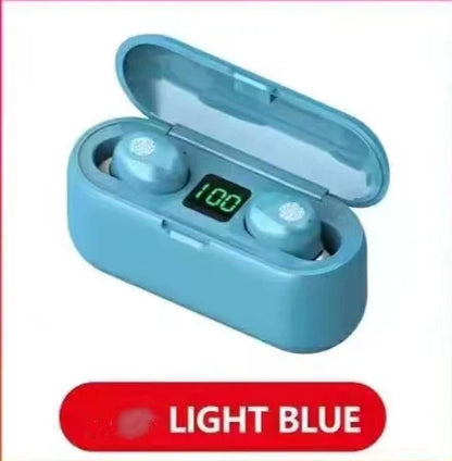 F9-36 F9-32 F9-01 F9 F9-5 F9-5C F9-4 Dropshipping Shopify TWS Wireless BT V5.0 Headset with Digital Display Charging Case-meg BEST buys