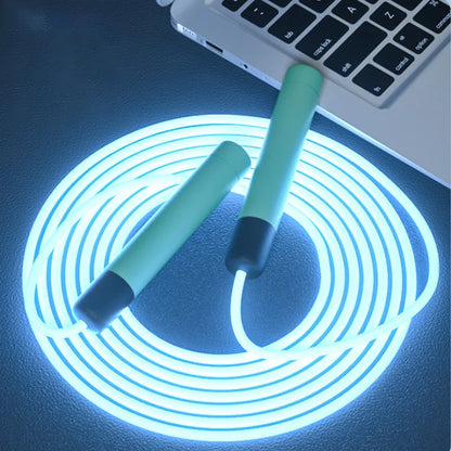 Light Up Jump Ropes Led Skipping Random Color Kids Children Single Luminous Jump Skipping Ropes-meg BEST buys