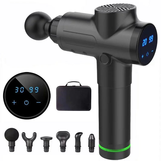 Handheld Deep Tissue Percussion Muscle Electric Fascia Gun Booster Portable Powerful Mini Muscle Massage Gun-meg BEST buys