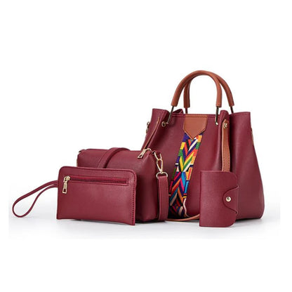 Trending PU Leather Large Ladies Purse and Handbags Custom Logo Women Tote Hand Bags Set-meg BEST buys