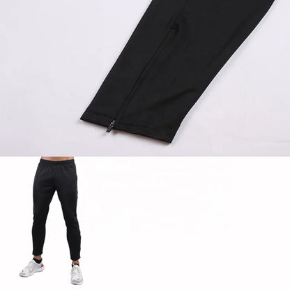 100% Polyester Custom Mens Blank Sport Gym Joggers Trousers Elastic Waistband Track Pants with Ankle Zipper-meg BEST buys
