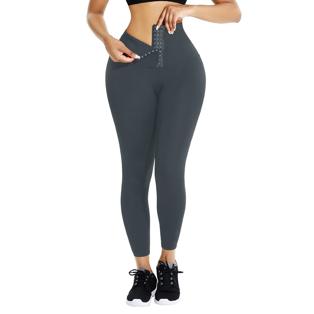 HEXIN Custom Logo Summer New Listing Adjustable Hooks Waist Trimmer Trainer Leggings Butt Lifter Shorts For Women-meg BEST buys