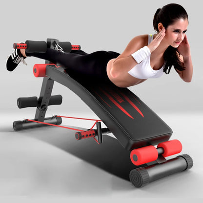 Gym Equipment Sit up Bench Muscle Exercise Ab Chair Foldable Portable Exercise Supine Board Carton Unisex Indoor 2pcs-meg BEST buys