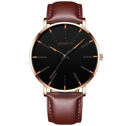 2021 Minimalist Men's Fashion Ultra Thin Watches Simple Men Business Stainless Steel Mesh Belt Quartz Watch relogio (KWT2236)-meg BEST buys