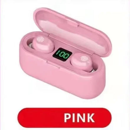 F9-36 F9-32 F9-01 F9 F9-5 F9-5C F9-4 Dropshipping Shopify TWS Wireless BT V5.0 Headset with Digital Display Charging Case-meg BEST buys